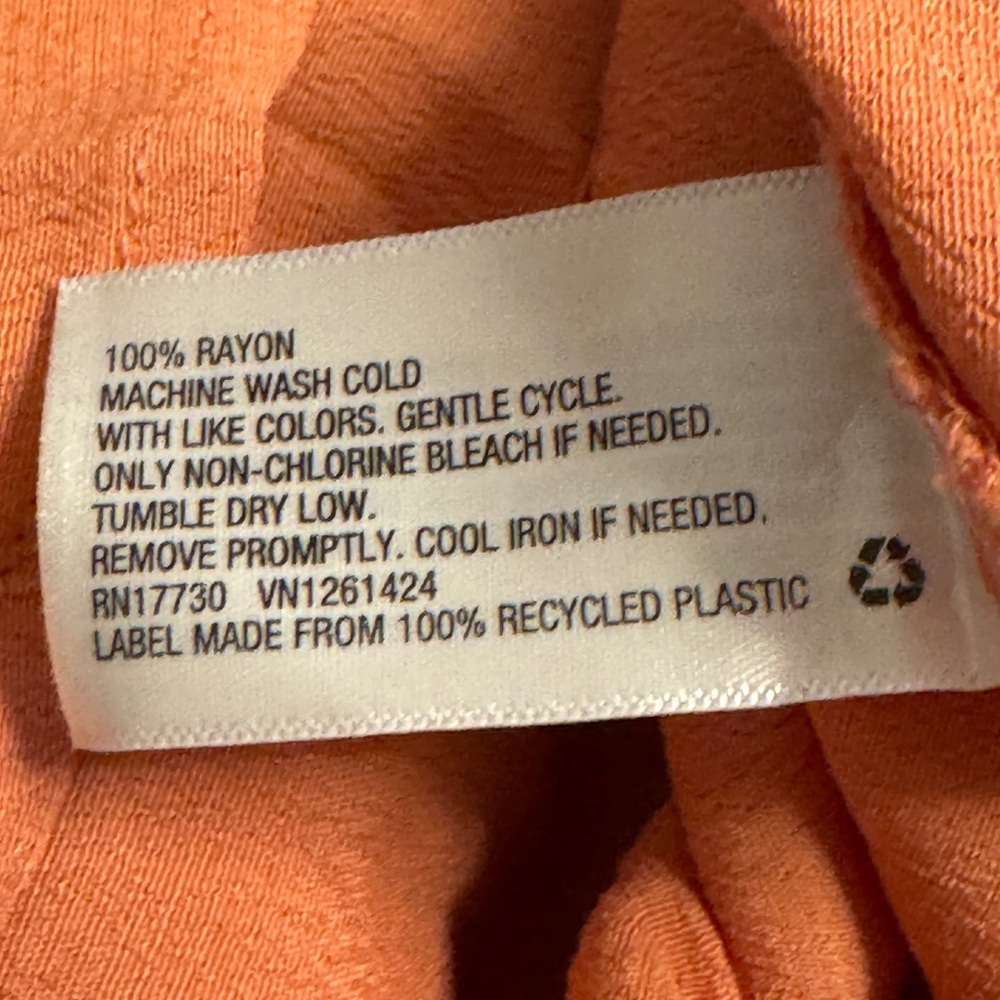 Wild fable peach sleeveless jumpsuit shorts - Picture 6 of 7
